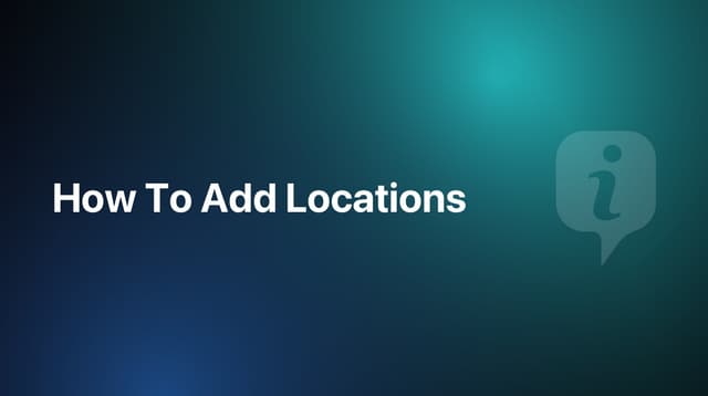 How To Add Locations In MoneyCoach