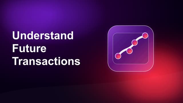 Understanding Future Transactions In MoneyCoach