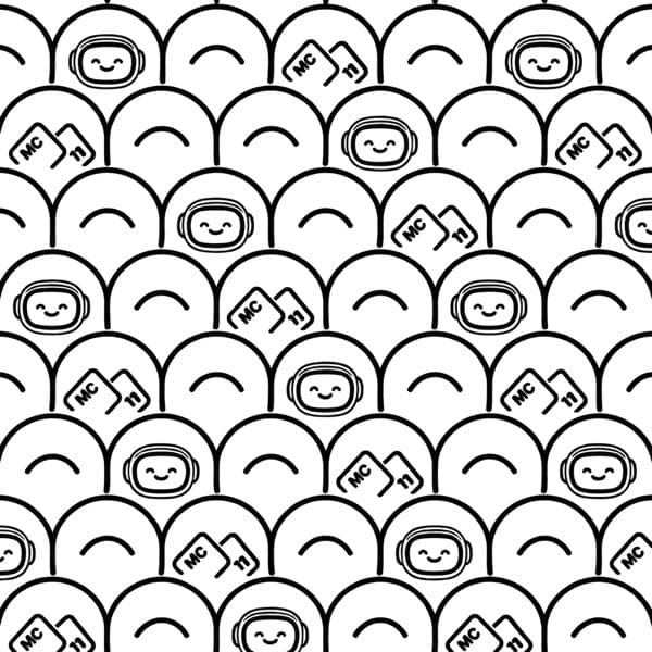 Coin Imbrication pattern