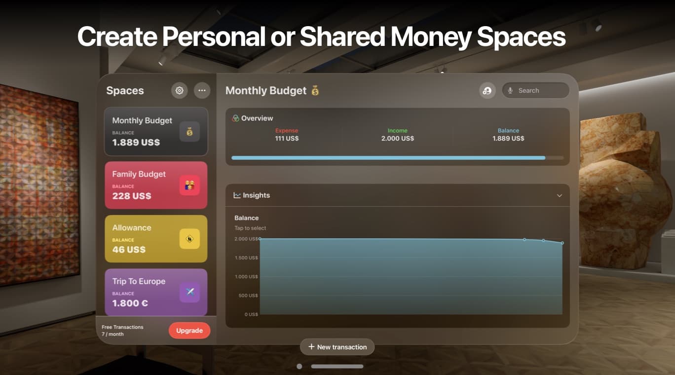 Image: Moneyspaces vision pro devices