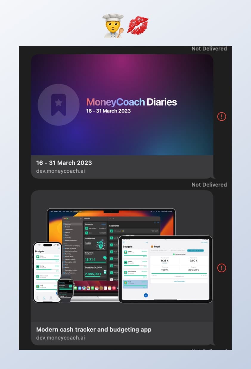 Image: Website links looking good