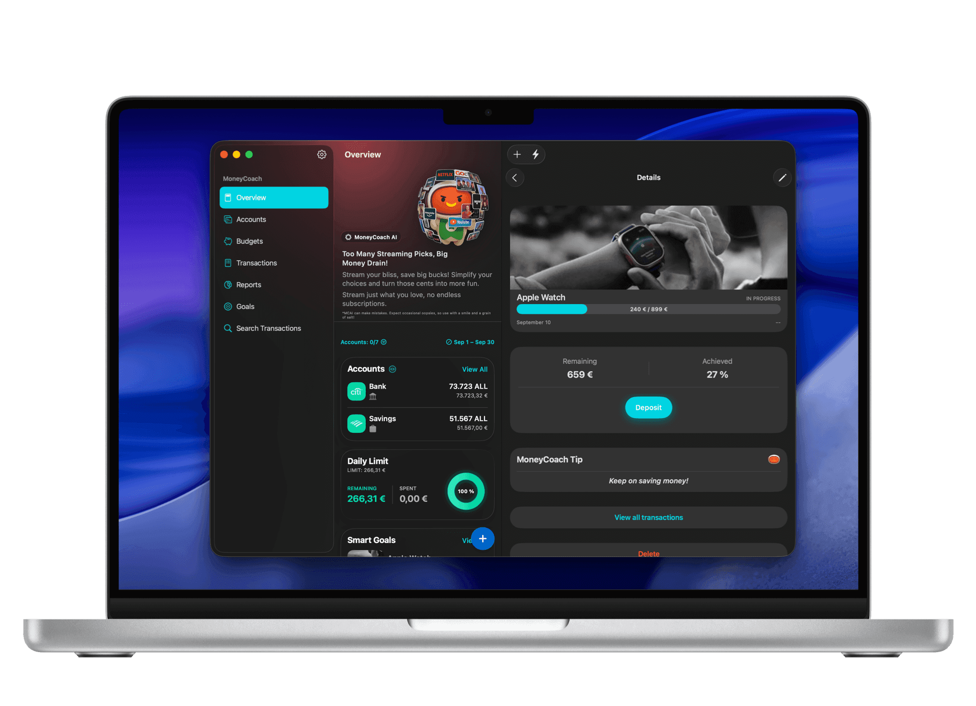 MoneyCoach Screenshot