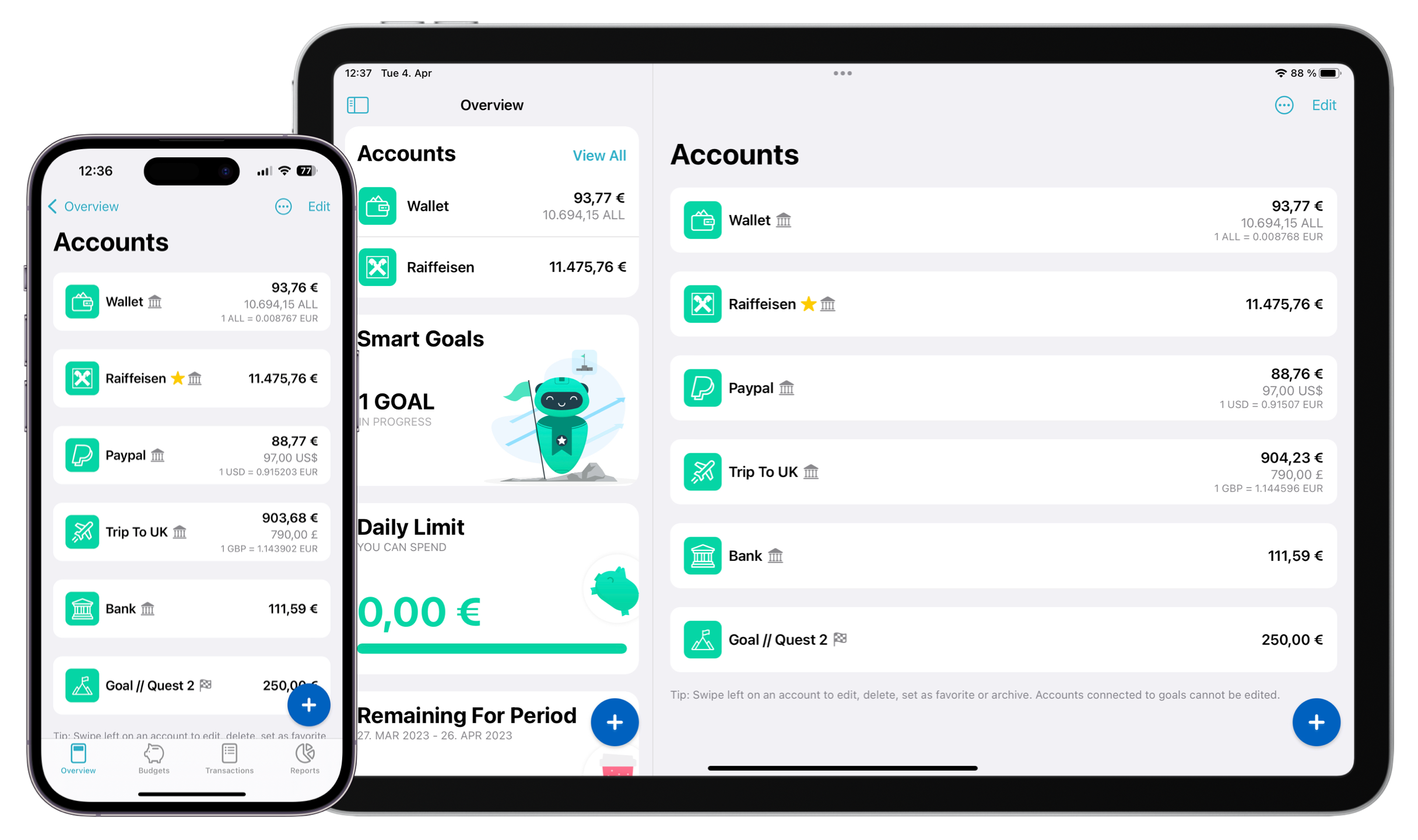 MoneyCoach Product screenshot