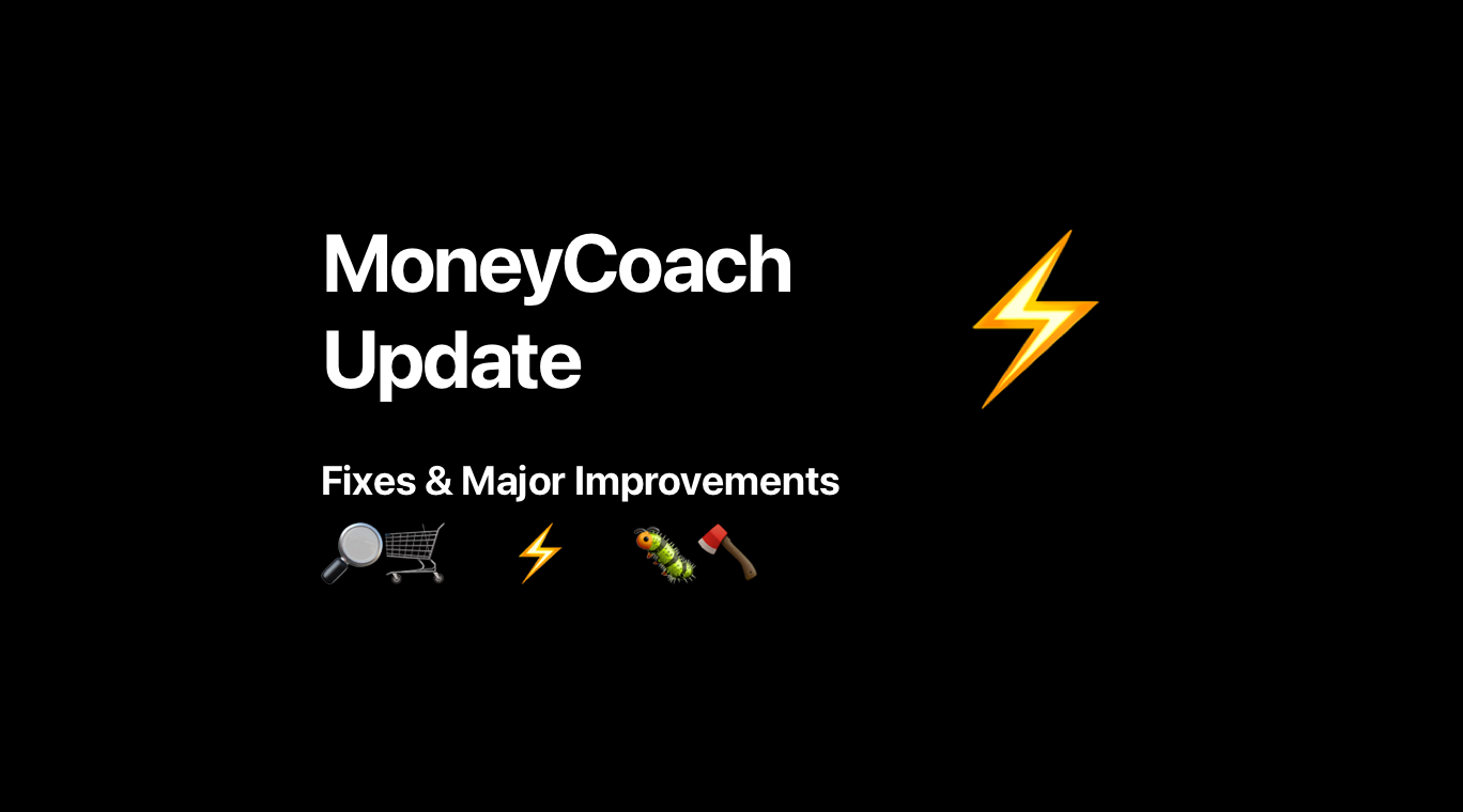 What's New In MoneyCoach 7.2?