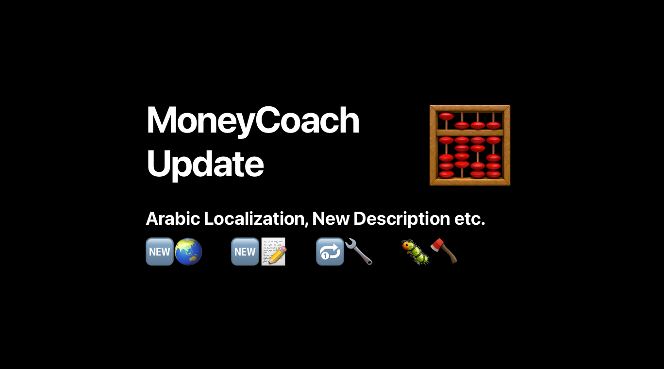 What's New In MoneyCoach 7.6?