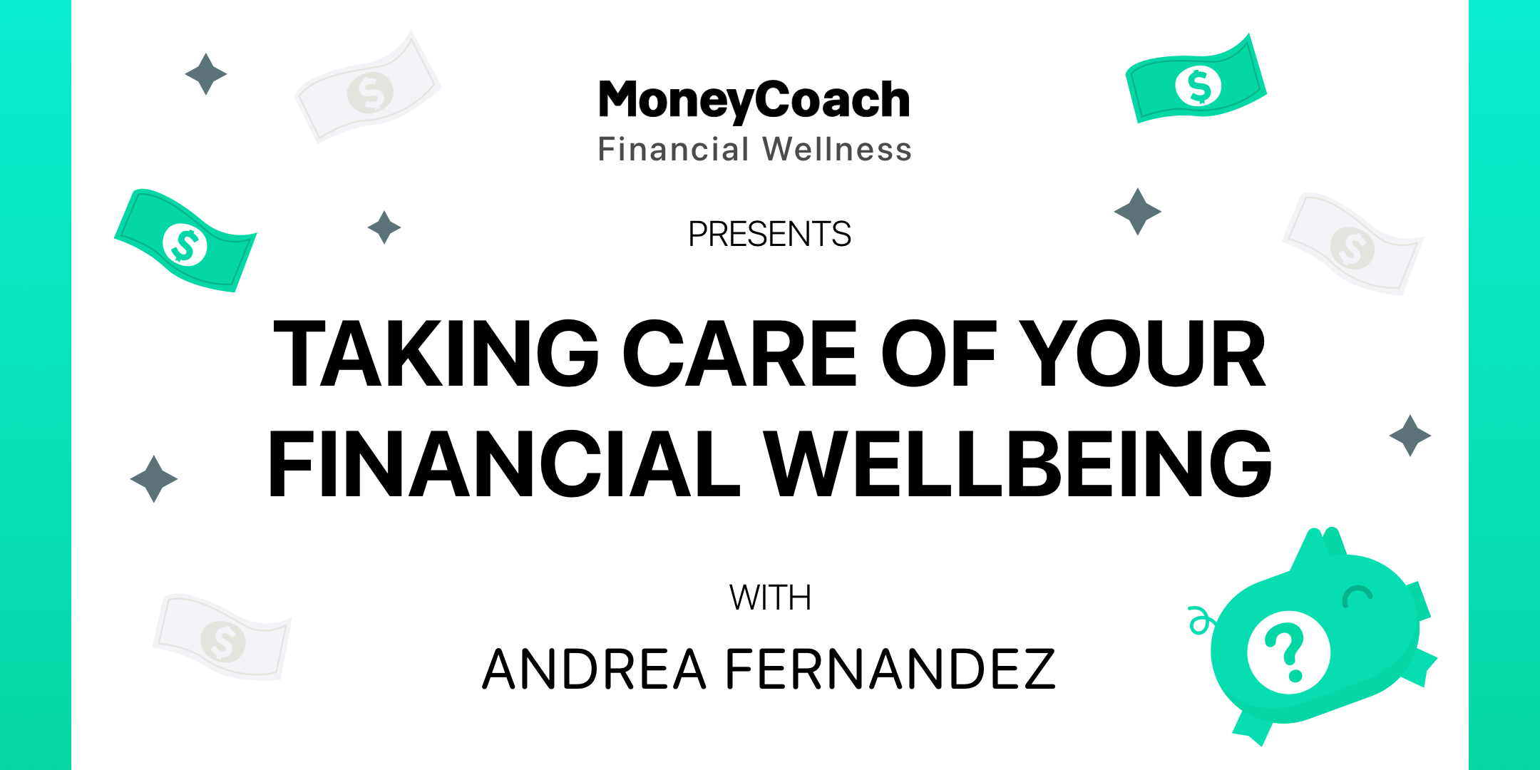 Join MoneyCoach's First-Ever Free Financial Literacy Webinar "Money Talk" With Andrea Fernandez