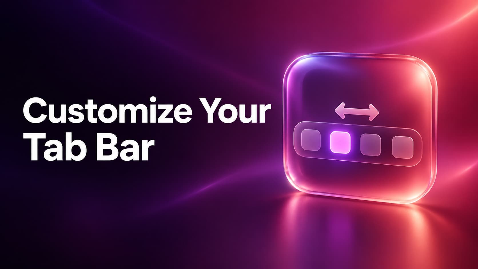 How To Customize The Tab Bar In MoneyCoach