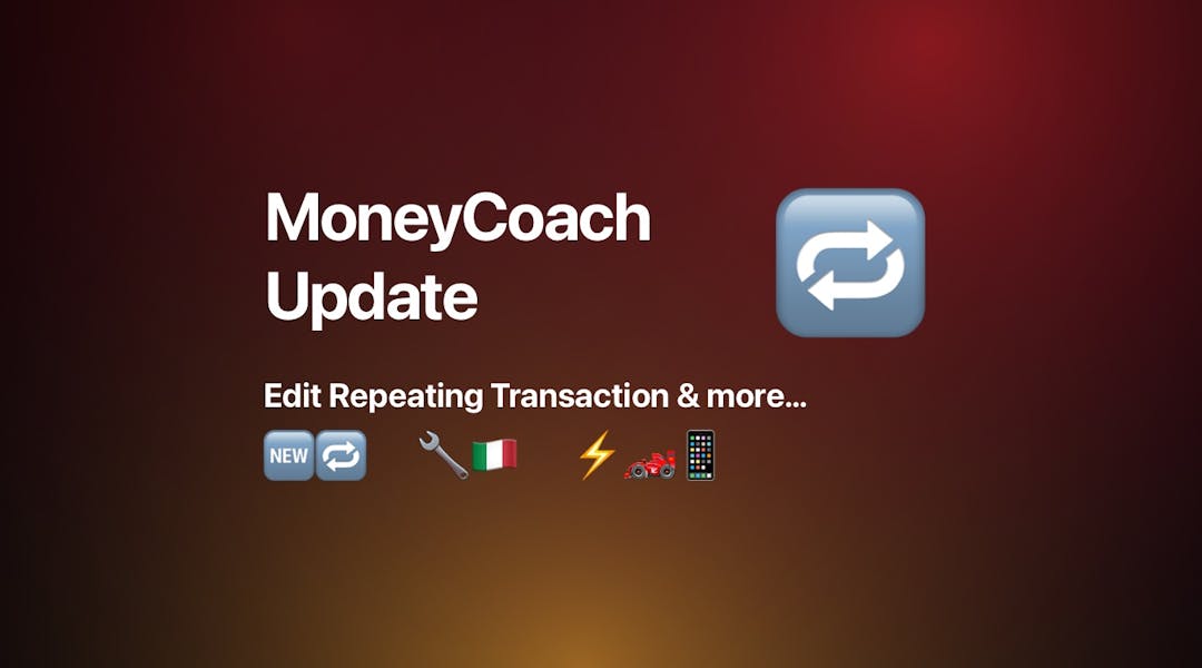  Here's what's new in this update: ## Edit Repeating Transaction Amount It's finally here! You can now edit the actual amount of any repeating transaction without altering the initial amount. Once you edit the amount, all of the new